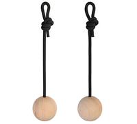 ALPIDEX 2 piece training balls ball handle in different sizes 2 piece set wood balls climbing training fitness training more grip strength natural beech wood, Diameter:5 cm