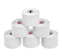 ALPIDEX Kinesiology Tape 1/3/ 6/12 Rolls Many Colors 5 m x 5 cm Application Examples E- Book Skin Friendly Muscle Support Elastic Strapping Tape, Colour:White, Quantity:6 Rolls
