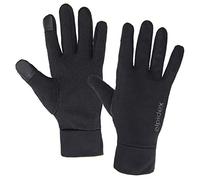 ALPIDEX Lightweight Sports Running Gloves Touchscreen Anti Slip Liner Gloves Womens Mens, Size:L, Colour:black