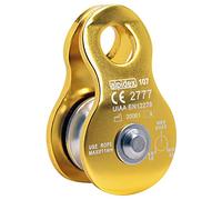 ALPIDEX Pulley Wheel 20 kN Mobile Roller EN12278 Ropes up to 11 mm | Abseiling, Winch, Block and Tackle, Mountaineering, Aluminium, Stainless Steel, Carabiner, Tree, Heavy Duty, Colours