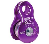 ALPIDEX Pulley Wheel 20 kN Mobile Roller EN12278 Ropes up to 11 mm | Abseiling, Winch, Block and Tackle, Mountaineering, Aluminium, Stainless Steel, Carabiner, Tree, Heavy Duty, Colours