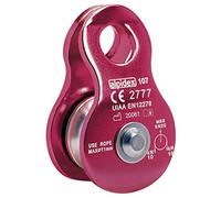 ALPIDEX Pulley Wheel 20 kN Mobile Roller EN12278 Ropes up to 11 mm | Abseiling, Winch, Block and Tackle, Mountaineering, Aluminium, Stainless Steel, Carabiner, Tree, Heavy Duty, Colours