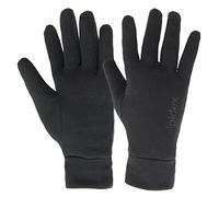 ALPIDEX Under Gloves Liner Light Running Glove Thermal Thin Warm Brushed Inside Stretch Material Inner Ski Bike Cycle, Size:m, Colour:black