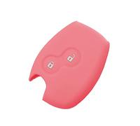 ALPIE Colourful Shell Cover Case Soft Silicone Material for Remote Control Key Shell 2 Buttons Renault Dacia Logan Sandero Duster Express Clio Twingo Mode Kangoo (Pink, Cover)