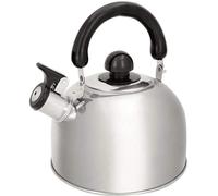 Stainless Steel Whistling Kettle Stovetop 1.8L Camping Folding Handle