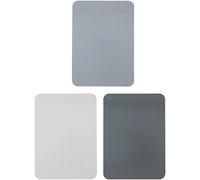 Alpina 3X Chopping Board - Set - Non-Slip - Flexible - Dishwasher Safe - 20x28cm - Grey/White