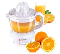 Alpina 8711252181042 Juicer 0.7 L 2 x Pressing Cones 2 Directions of Rotation 25 W White and Transparent