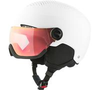 Alpina Arber Visor - Safe and lightweight ski helmet for adults Alpina visor, optimal shock absorption, white matt, L (58-62)