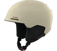 ALPINA BRIX - Individually adjustable ski helmet, with removable liner, particularly shock-absorbing, ideal for adults - sand matt - 51-55 cm