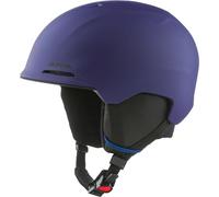 ALPINA Brix Jr - Safe and lightweight ski helmet for children, with removable ear pads, optimal shock absorption and good ventilation, midnight purple, S (51-55)