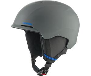 ALPINA Brix Jr - Safe and lightweight ski helmet for children, with removable ear pads, optimal shock absorption and good ventilation, midnight-grey matt, M (55-59)