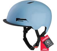 ALPINA Brooklyn Unisex Adult Bicycle Helmet, Smoke Blue Matte, 52-57