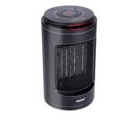 Alpina Electric Fan Heater - Portable and Compact - Hot and Cold Air - Timer - Digital Thermostat - Black
