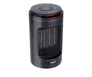 Alpina Electric Fan Heater - Portable and Compact - Hot and Cold Air - Timer - Digital Thermostat - Black
