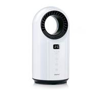 alpina Electric Heater and Fan 1500W - Fan Heater with Timer, Remote Control - Oscillating Heating and Cooling Function - 18 x 18 x 37 cm