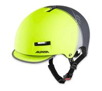 ALPINA Unisex - Adult, GRUNERLOKKA cycling helmet, be visible-charcoal, 52-57 cm