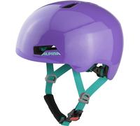 ALPINA Unisex - Children, HACKNEY cycling helmet, purple gloss, 47-51 cm