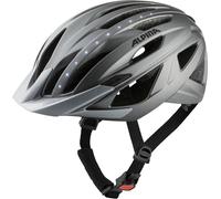 ALPINA HAGA LED city helmet with light matt dark silver 55-59cm