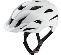 ALPINA KAMLOOP, white matt, 55-59 cm, versatile all-mountain and trail riding helmet for optimum protection and comfort for adults