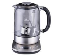 alpina Kettle with Infuser - 1.7 L - 2200 W - Electric Kettle - Teapot - Keep Warm - Adjustable Thermostat - Digital Display - Stainless Steel - Glass