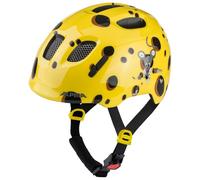 ALPINA XIMO 2 - Lightweight and safe bike helmet for children with optional LED - yellow gouda gloss - 47-51