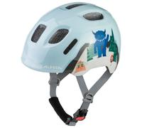 ALPINA XIMO 2 - Lightweight and safe bike helmet for children with optional LED - mountain monster gloss - 49-54