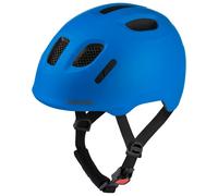 ALPINA XIMO 2 L.E. (matte) - Lightweight and safe bike helmet for children with optional LED - blue matt - 45-49