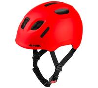 ALPINA XIMO 2 L.E. (matte) - Lightweight and safe bike helmet for children with optional LED - neon red matt - 47-51