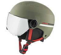 Alpina - Kid's Zupo Visor Q-Lite Mirror S2 - Ski helmet size 51-55 cm, olive