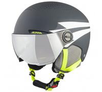Alpina Zupo Visor Q-Lite Junior Ski helmet Charcoal/Neon Matt M Ski Helmet
