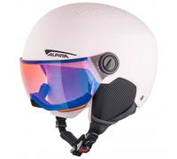 Alpina - Kid's Zupo Visor Quattroflex Mirror Lite S2 - Ski helmet size 54-58 cm, white