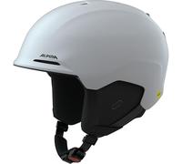 ALPINA KROON MIPS - Individually adjustable ski helmet, with removable liner, particularly shock-absorbing, ideal for adults - white matt - 51-55 cm