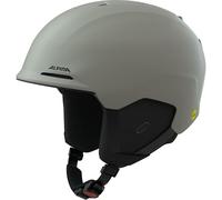 ALPINA KROON MIPS - Individually adjustable ski helmet, with removable liner, particularly shock-absorbing, ideal for adults - moon-grey matt - 55-59 cm