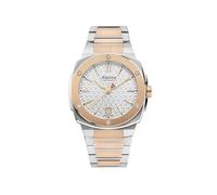Alpina Ladies Quartz Alpiner Watch Two-Tone Stainless Steel Bracelet, Silver-Tone Dial Style: AL-220S2AE2B