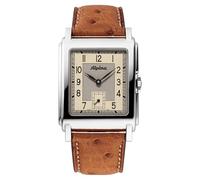 Alpina Men's Automatic Alpiner, 32.5mm Silver-Tone Stainless Steel Case with a Ostrich Leather Strap & Silver-Tone Dial (Style: AL-530SAC3C6)