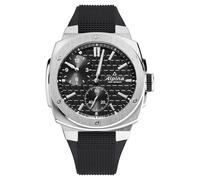 Alpina Men's Automatic Alpiner Watch, Black Rubber Strap, Black Dial Style: AL-650B4AE6