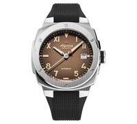 Alpina Men's Automatic Alpiner Watch, Black Rubber Strap, Brown Dial, Date Style: AL-525BRG3AE6
