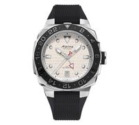 Alpina Men's Automatic Seastrong Watch, Black Rubber Strap, Silver-Tone Dial, 38 Hour Power Reserve Style: AL-560LG3VE6