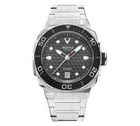 Alpina Men's Automatic Seastrong Watch, Silver-Tone Stainless Steel Bracelet, Gray Dial, Date Style: AL-525G3VE6B