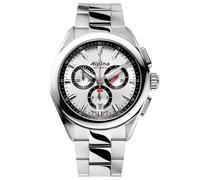 Alpina Men's Chronograph Swiss Quartz Watch with Stainless Steel Strap AL-373SB4E6B