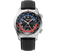 Alpina Men's Quartz Analog Watch with Stainless Steel Strap mid-39670, Black/White, Strip