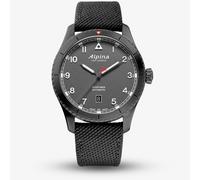 Alpina Mens Startimer Pilot Automatic Grey Strap Watch AL-525G4TS26