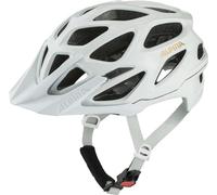 ALPINA MYTHOS 3.0 - Lightweight and well-ventilated bicycle helmet for adults - Adjustable helmet with antibacterial pads for optimum comfort and protection, white-prosecco gloss, 52-57 cm