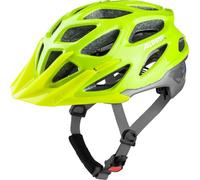 ALPINA MYTHOS 3.0 - Lightweight and well-ventilated bicycle helmet for adults - Adjustable helmet with antibacterial pads for optimum comfort and protection, be visible-silver gloss, 52-57 cm