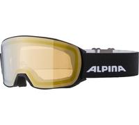 ALPINA NAKISKA Q-LITE Skibrille matt schwarz-Glas gold versp. uni