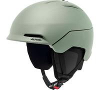 Alpina Nax and safe helmet with washable padding, reinforced protection, adjustable vents, optimal comfort, willow-green matt, 59-63