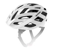 ALPINA PANOMA 3.0, white matt, 52-57 cm, Lightweight, optimally ventilated touring bike helmet with optional LED light for adults