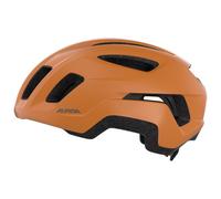 ALPINA PARANUS URBAN - Bike helmet with LED rear light, lightweight Hi-EPS inner shell, large ventilation, individually adjustable, and integrated insect net - burro-brown matt - 52-56
