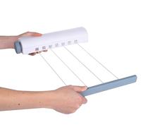 4 LINE 14M AUTOMATIC INDOOR RETRACTABLE CLOTHES AIRER WASHING LINE LAUNDRY DRYER