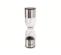 alpina Salt and Pepper Mill - 2 in 1 Mill - Diameter 6 x 22 cm - Glass/Stainless Steel